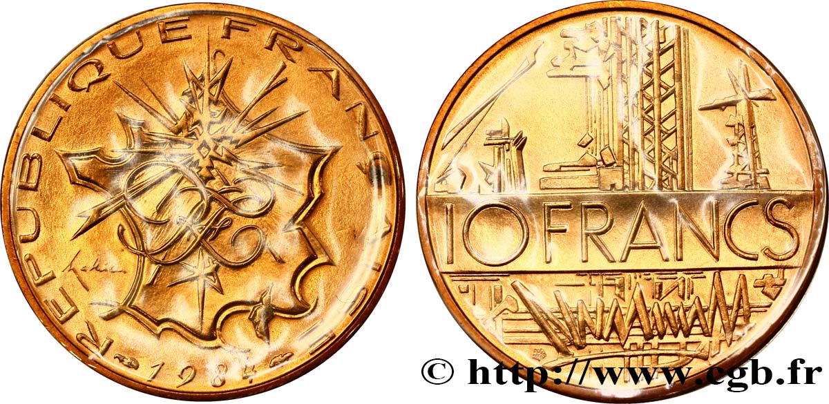 10 francs Mathieu, Tranche A 1984 Pessac F.365/12 ST67