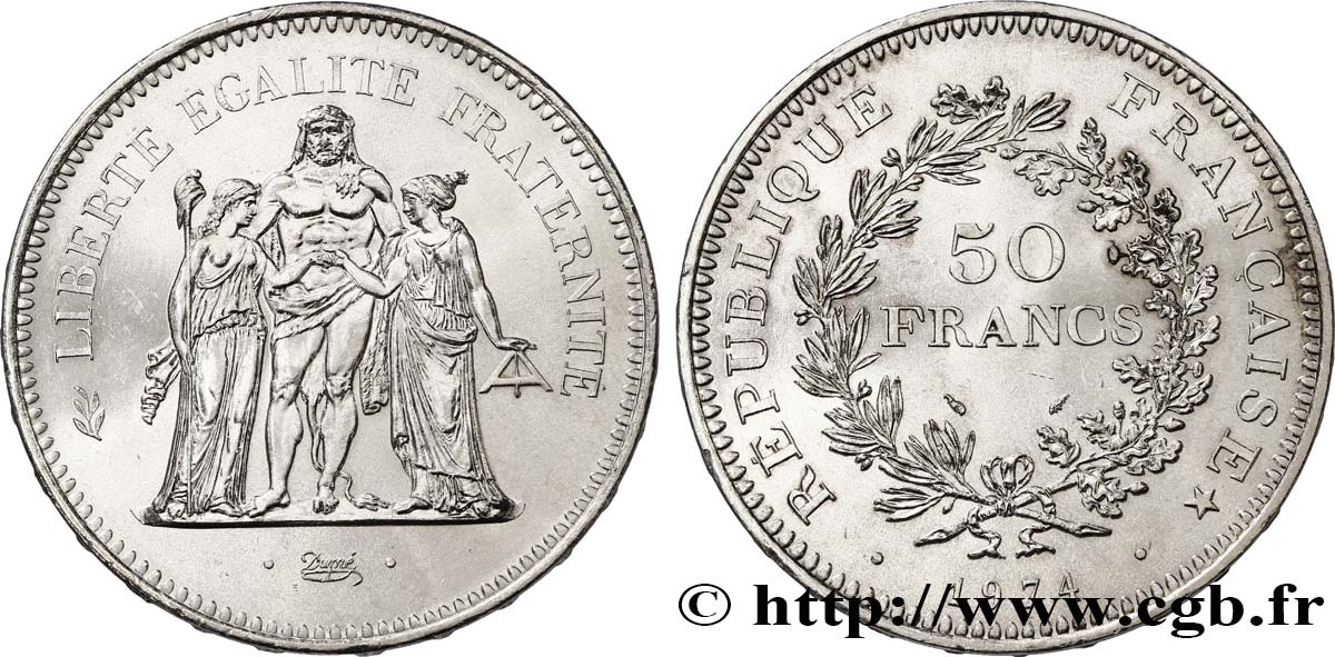 50 francs Hercule 1974 F.427/2 VZ