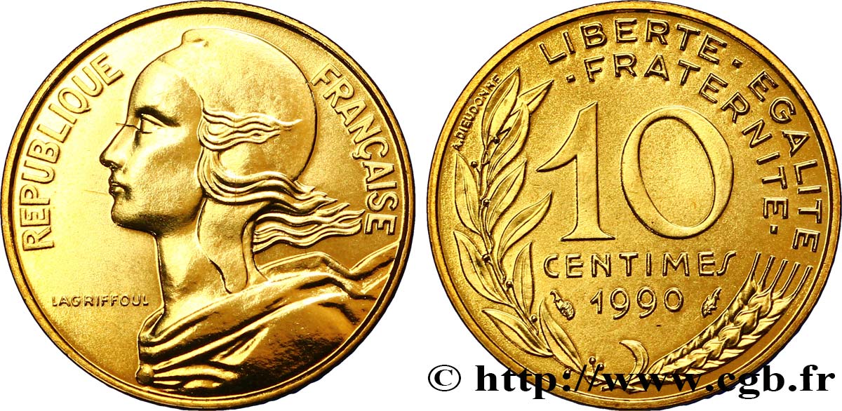 10 centimes Marianne 1990 Pessac F.144/30 ST68 