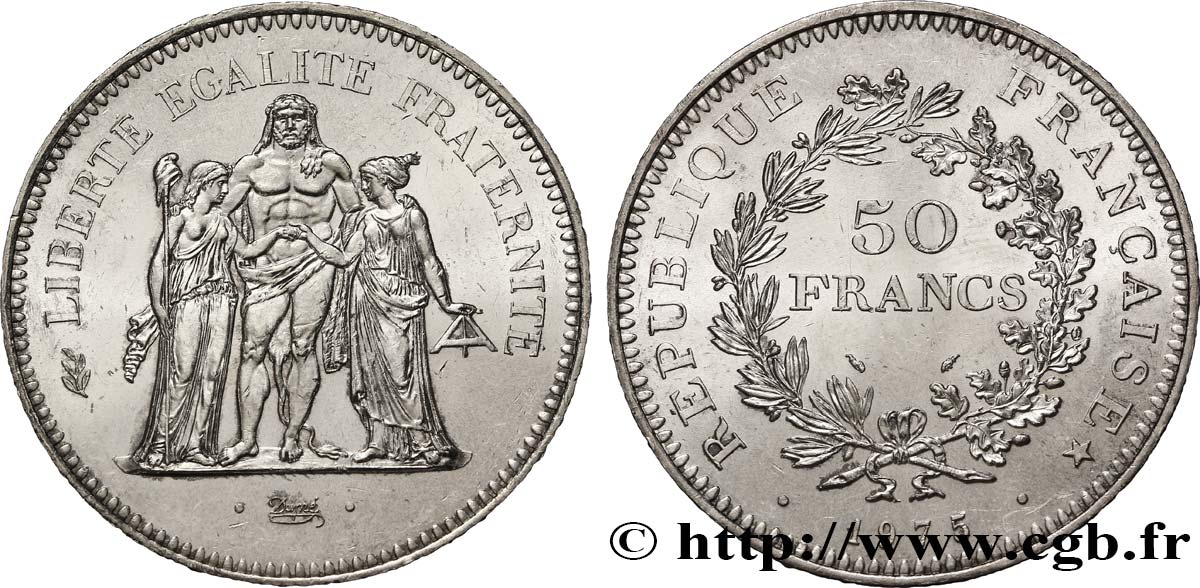 50 francs Hercule 1975  F.427/3 VZ60 