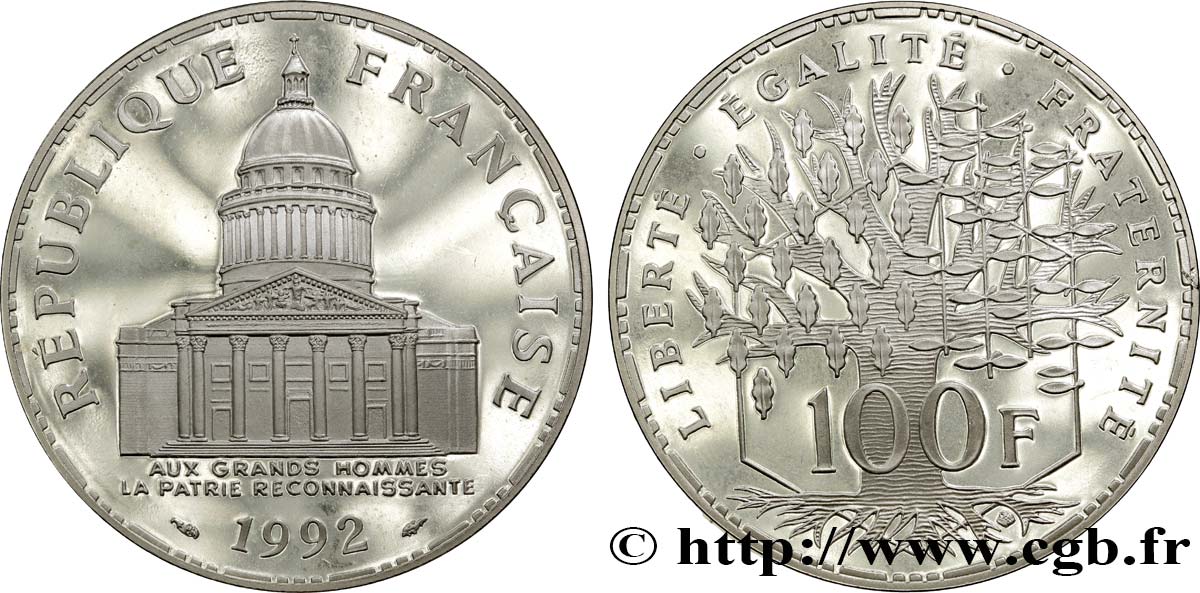 100 francs Panthéon 1992  F.451/13 SPL63 