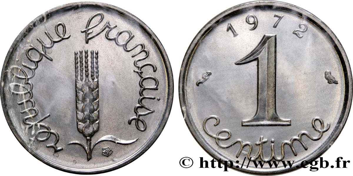 1 centime Épi 1972 Paris F.106/22 ST68