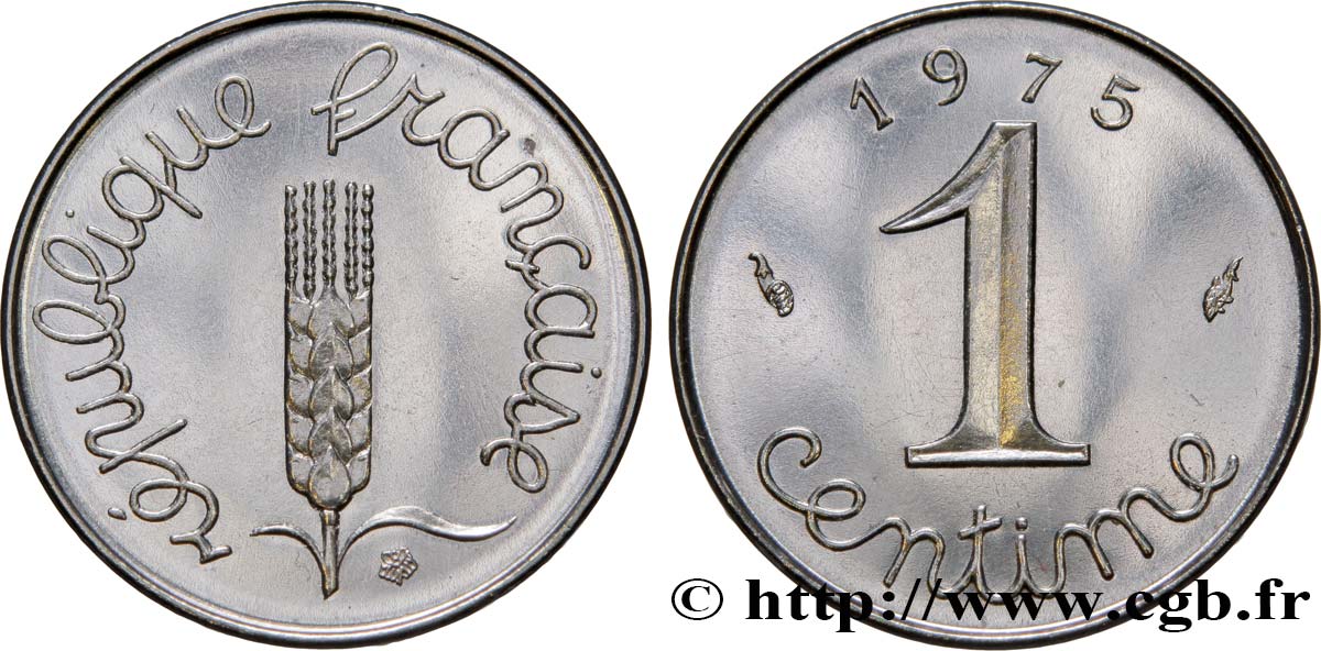 1 centime Épi 1975 Pessac F.106/27 FDC68
