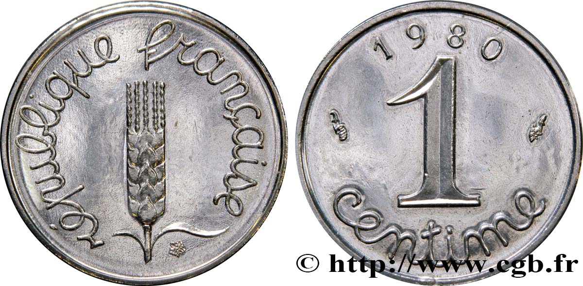 1 centime Épi 1980 Pessac F.106/37 FDC70