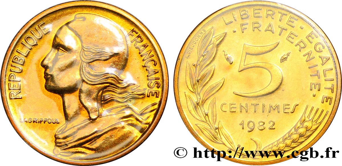 5 centimes Marianne 1982 Pessac F.125/18 ST67