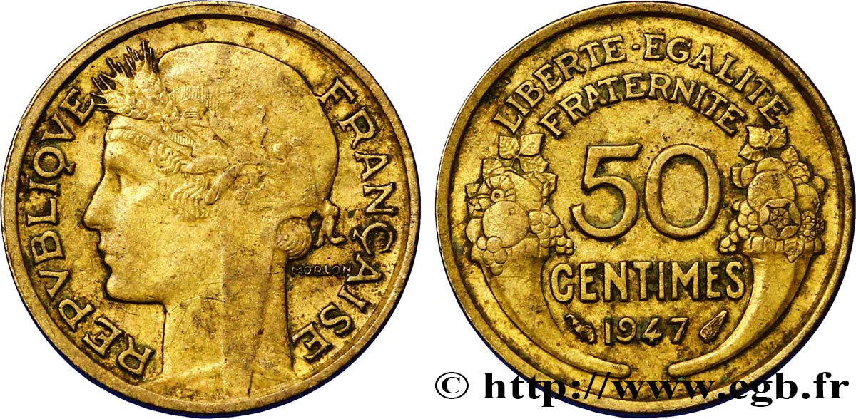 50 centimes Morlon 1947 Paris F.192/19 BB45 