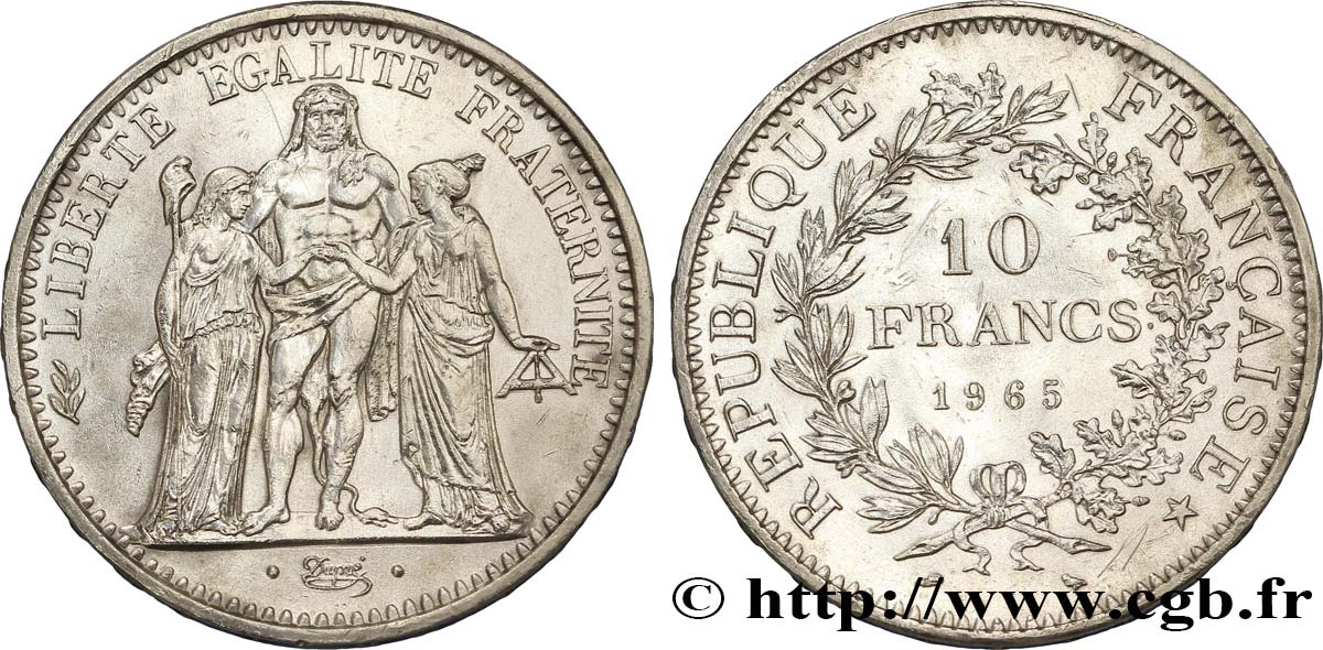 10 francs Hercule 1965 Paris F.364/3 EBC 