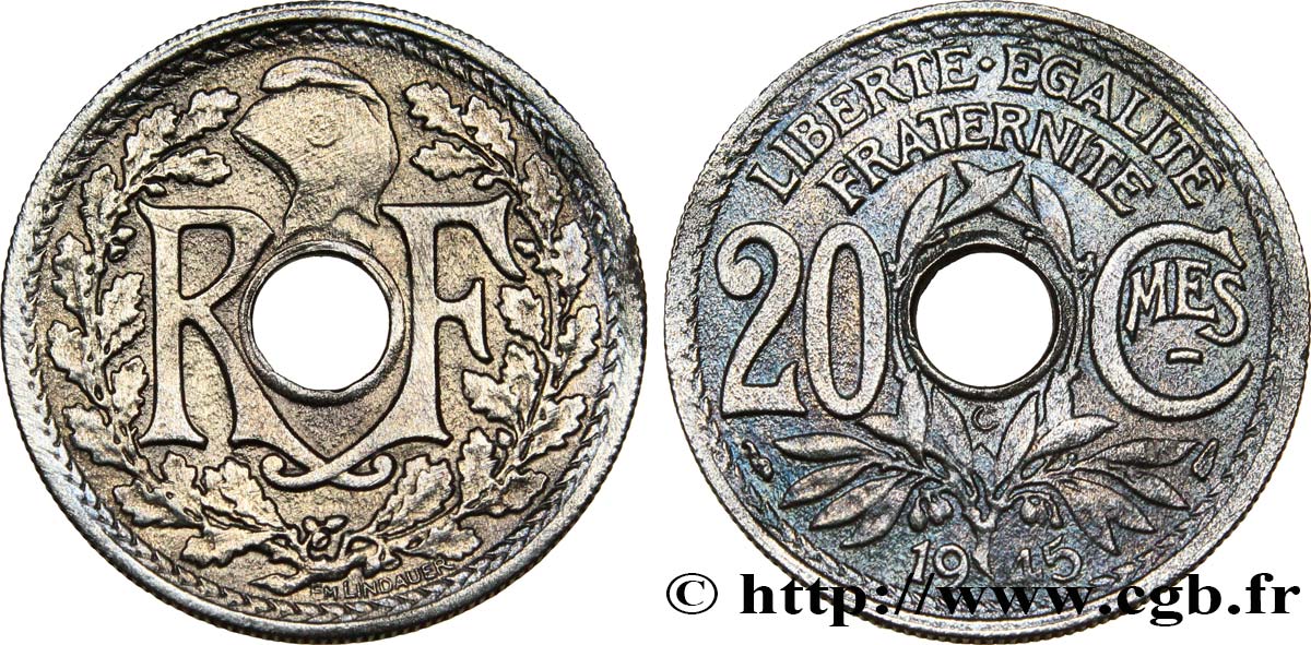 20 centimes Lindauer 1945 Castelsarrasin F.155/4 XF45 