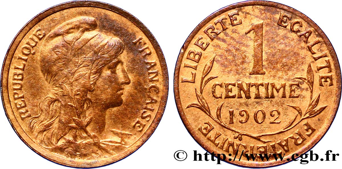 1 centime Daniel-Dupuis 1902  F.105/7 BB48 