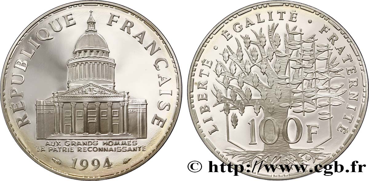 100 francs Panthéon, BE (Belle Épreuve) 1994  F.451/15 FDC67 