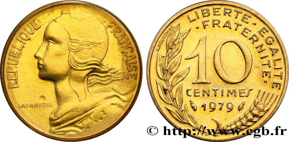 10 centimes Marianne 1979 Pessac F.144/19 ST65