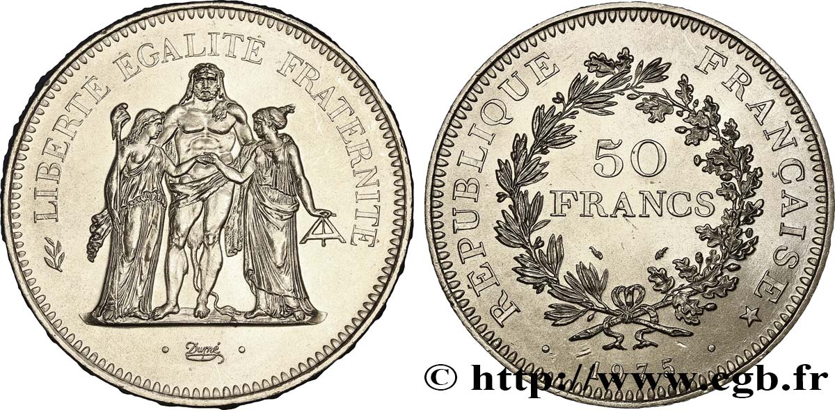 50 francs Hercule 1975 F.427/3 fST63
