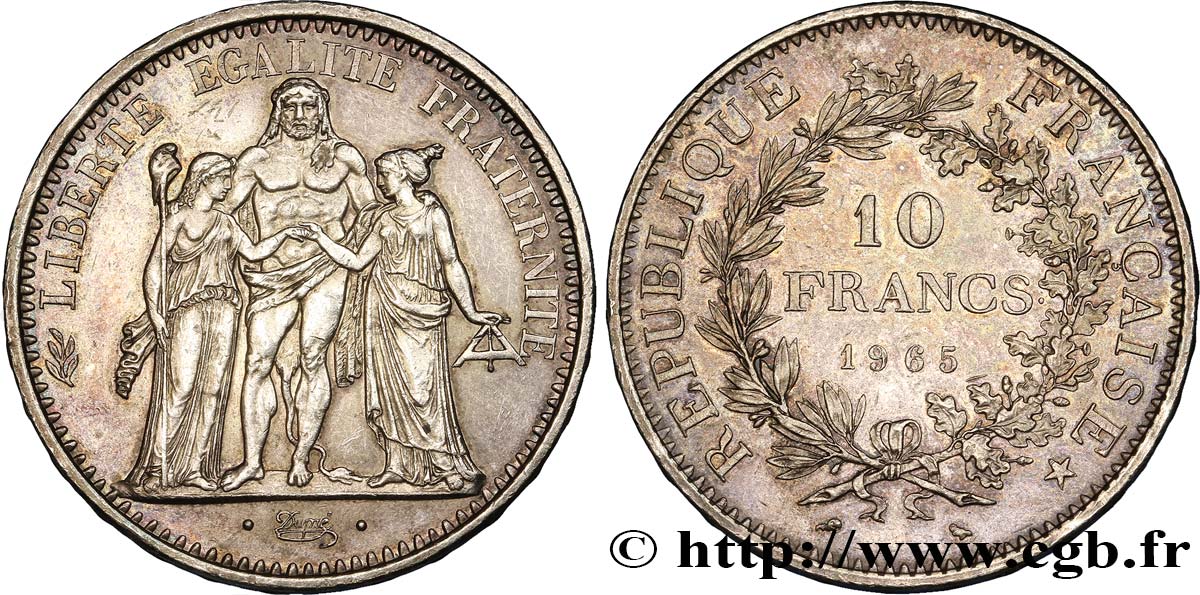10 francs Hercule 1965 F.364/3 VZ