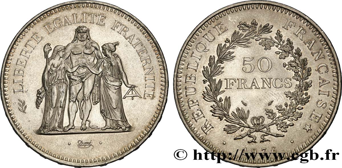 50 francs Hercule 1976 F.427/4 MS60