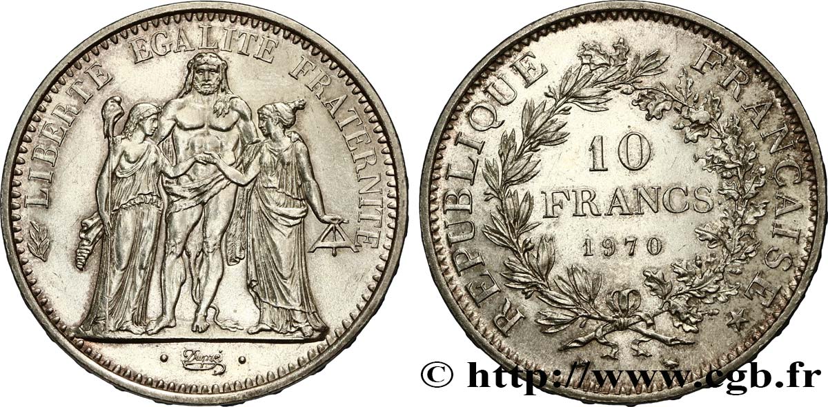 10 francs Hercule 1970  F.364/9 TTB+ 