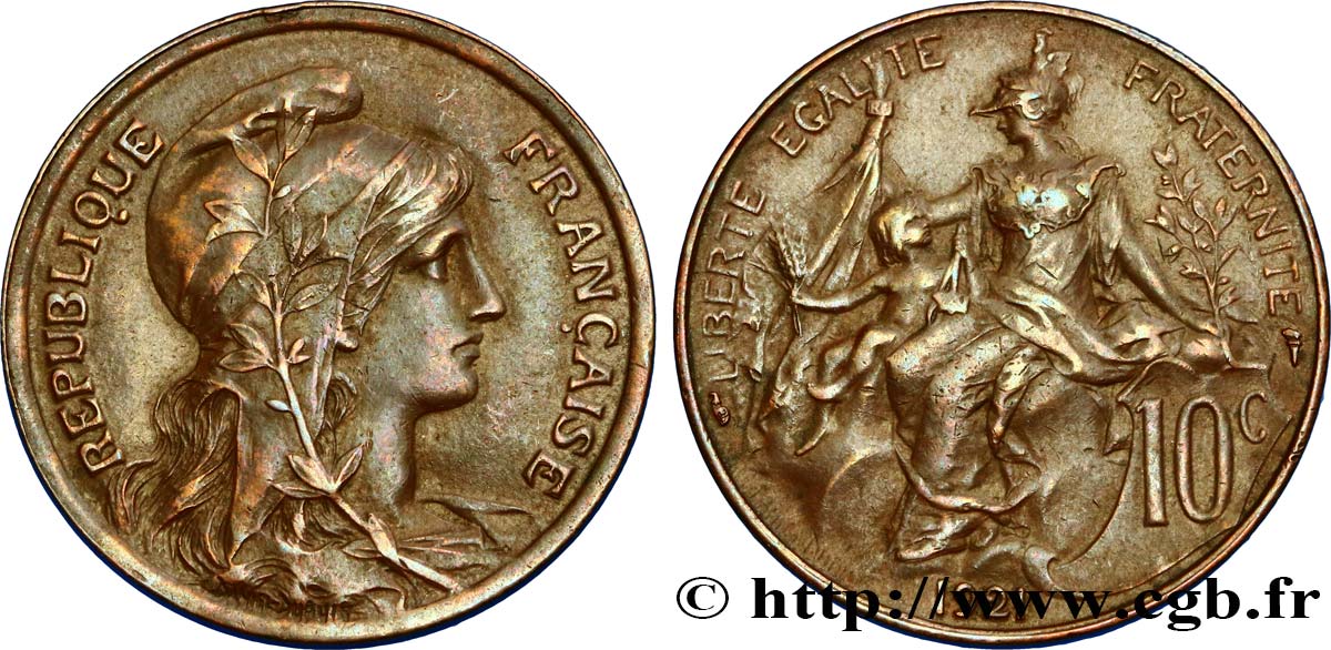 10 centimes Daniel-Dupuis 1921  F.136/30 TTB50 