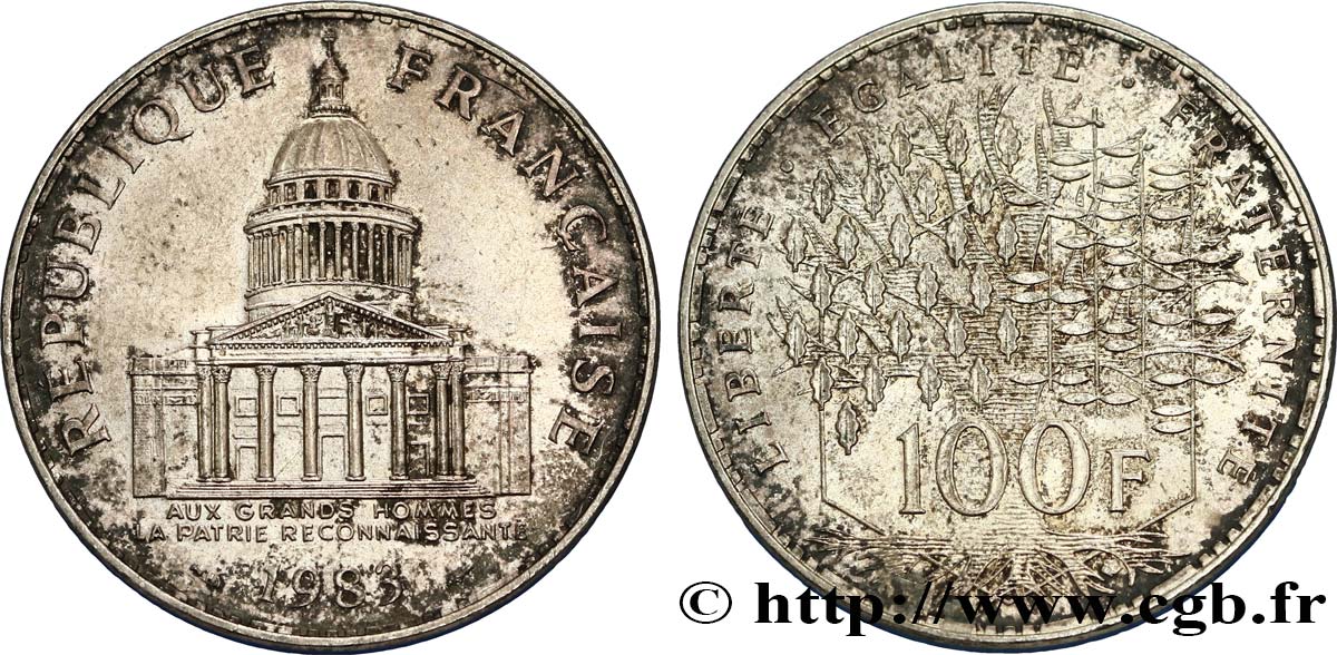100 francs Panthéon 1983  F.451/3 SS 