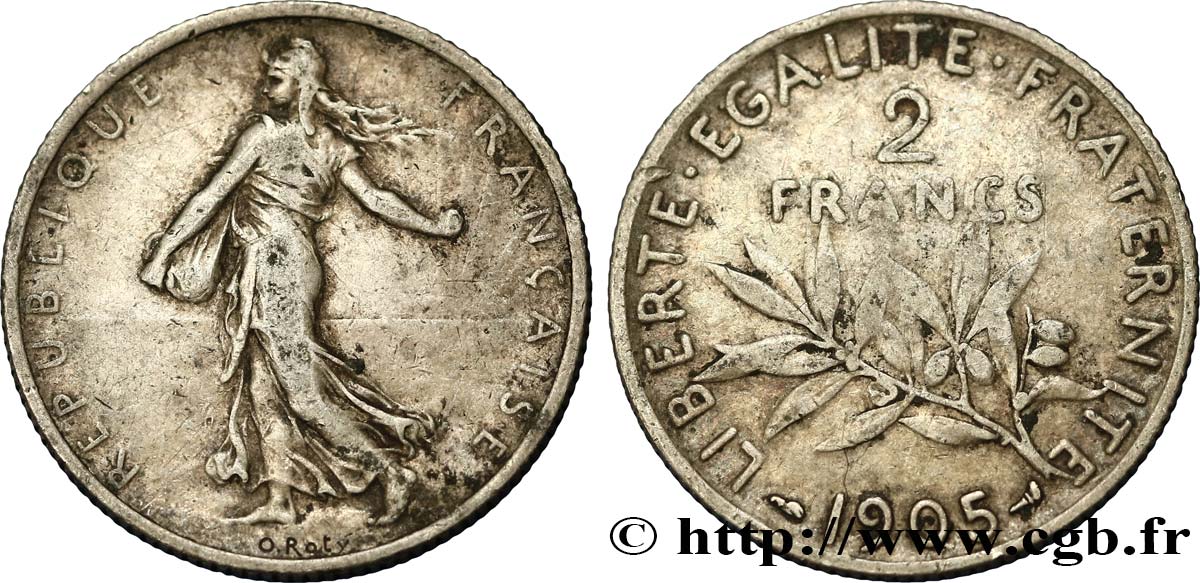 2 francs Semeuse 1905  F.266/9 S25 