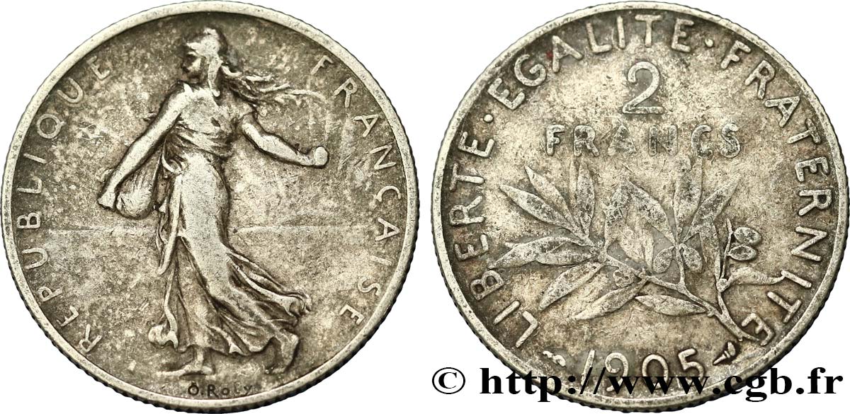 2 francs Semeuse 1905  F.266/9 B10 