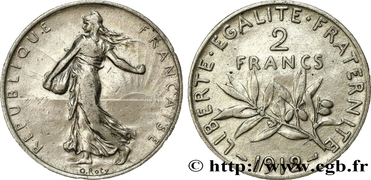 2 francs Semeuse 1912  F.266/13 VF30 