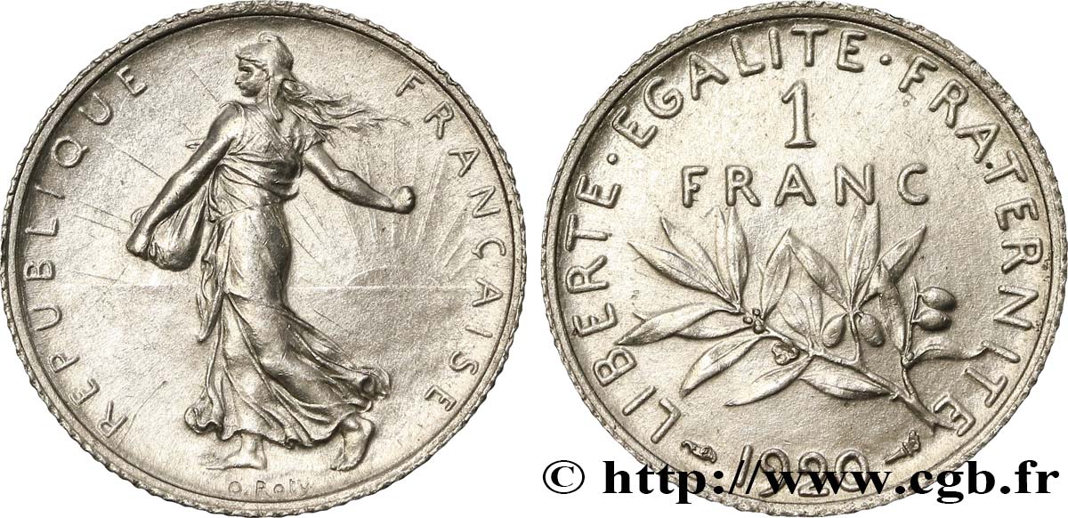 1 franc Semeuse 1920 Paris F.217/26 MS62 