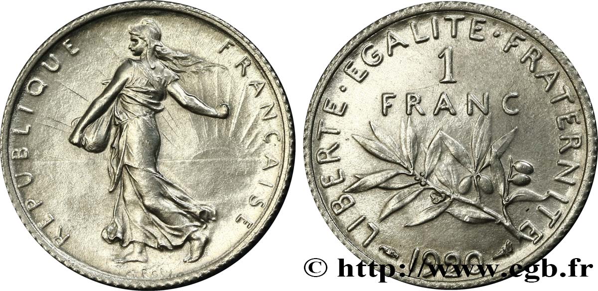 1 franc Semeuse 1920 Paris F.217/26 MS62 