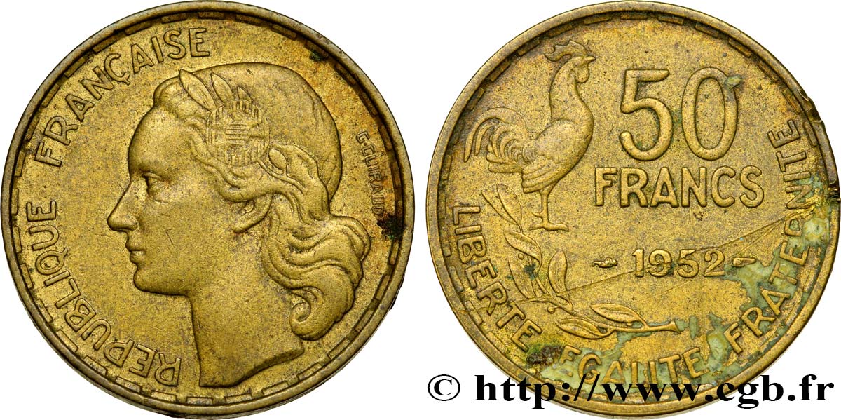 50 francs Guiraud 1952 F.425/8 SS50