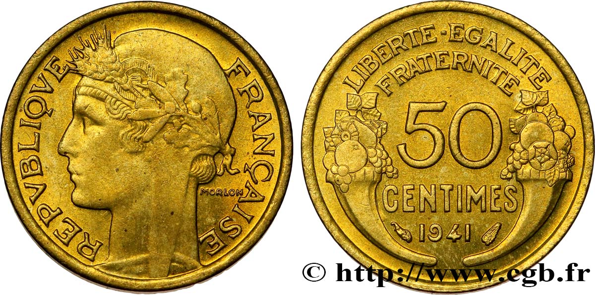 50 centimes Morlon 1941 F.192/18 VZ60
