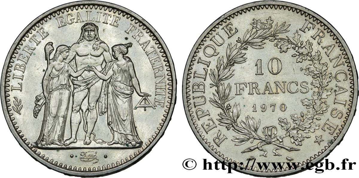 10 francs Hercule 1970  F.364/9 SS 