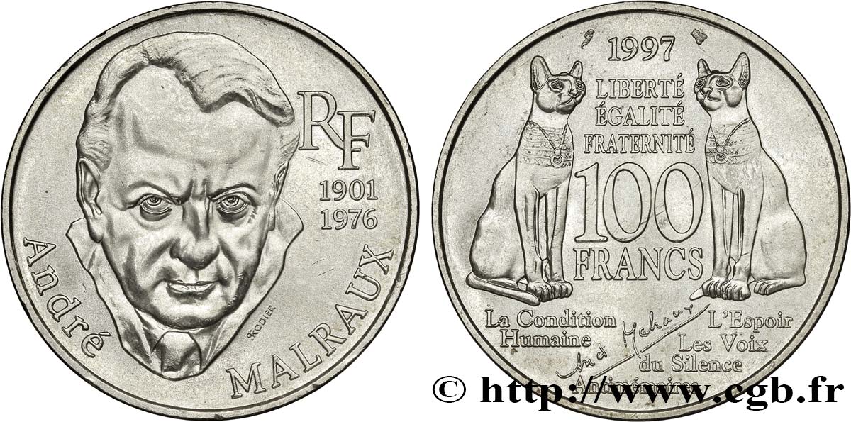 100 francs Malraux 1997  F.465/2 TTB54 
