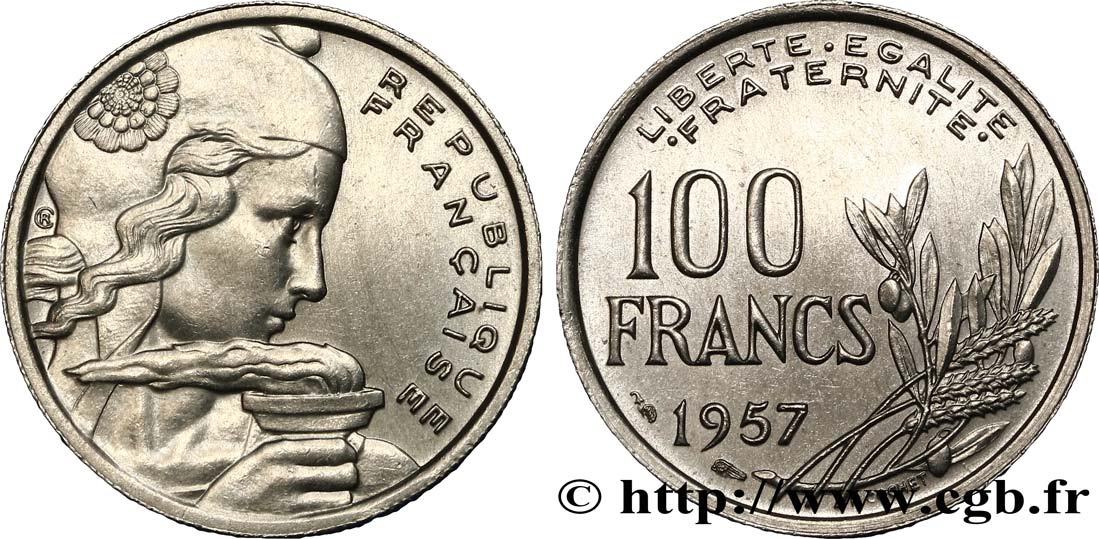 100 francs Cochet 1957  F.450/10 VZ 
