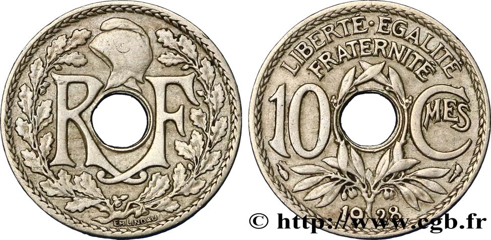 10 centimes Lindauer 1928  F.138/15 TB20 