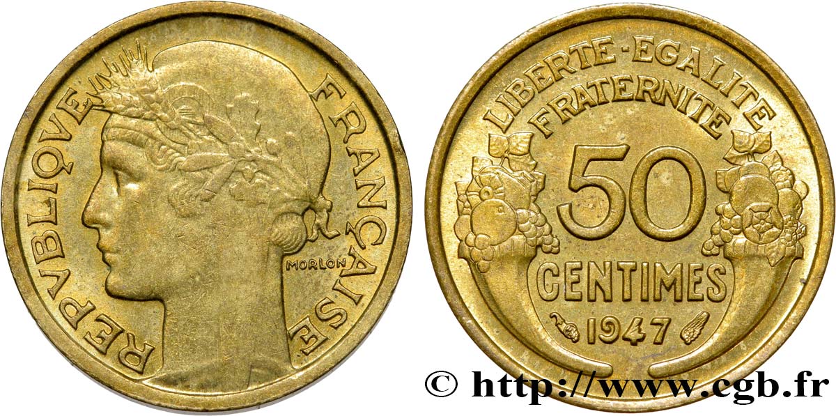 50 centimes Morlon 1947 Paris F.192/19 TTB54