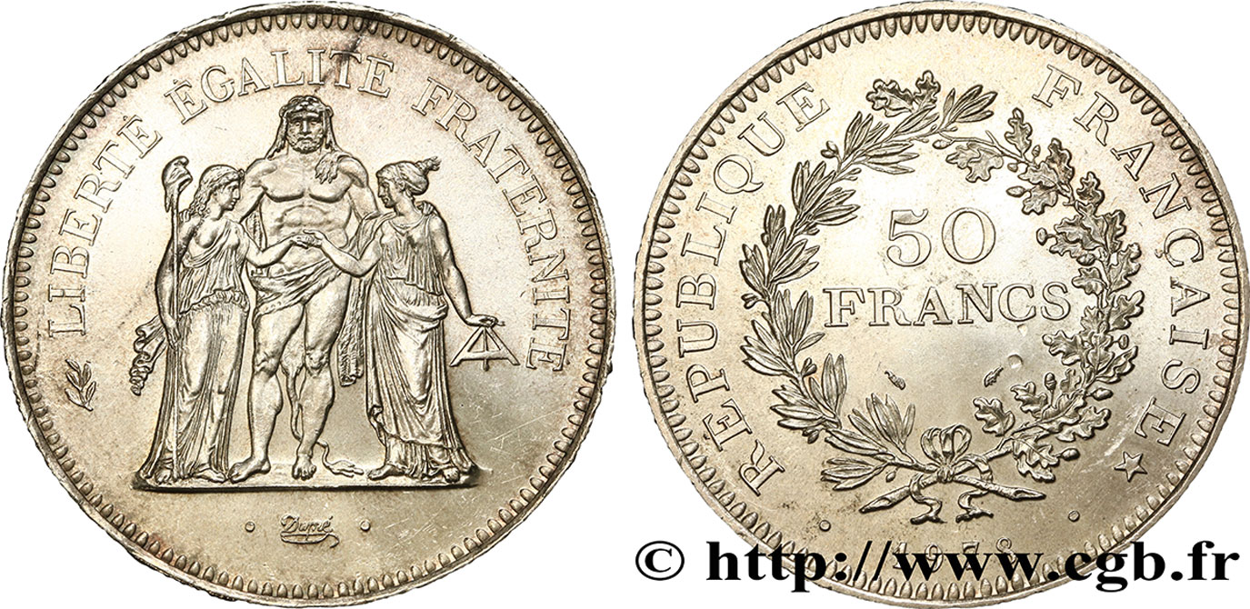 50 francs Hercule 1978 F.427/6 SUP