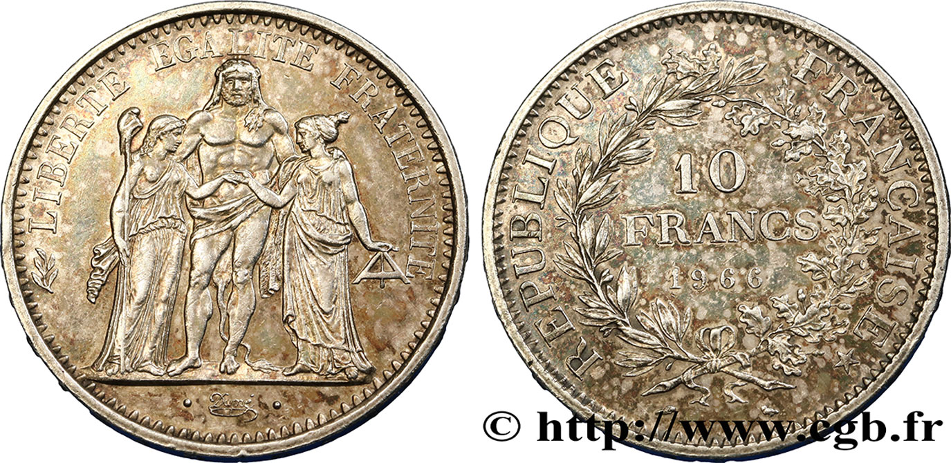 10 francs Hercule 1966 F.364/4 SUP55