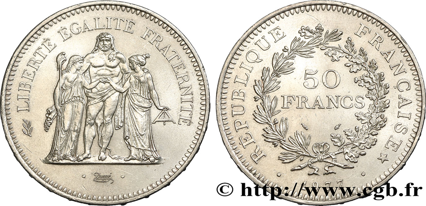 50 francs Hercule 1977  F.427/5 VZ 
