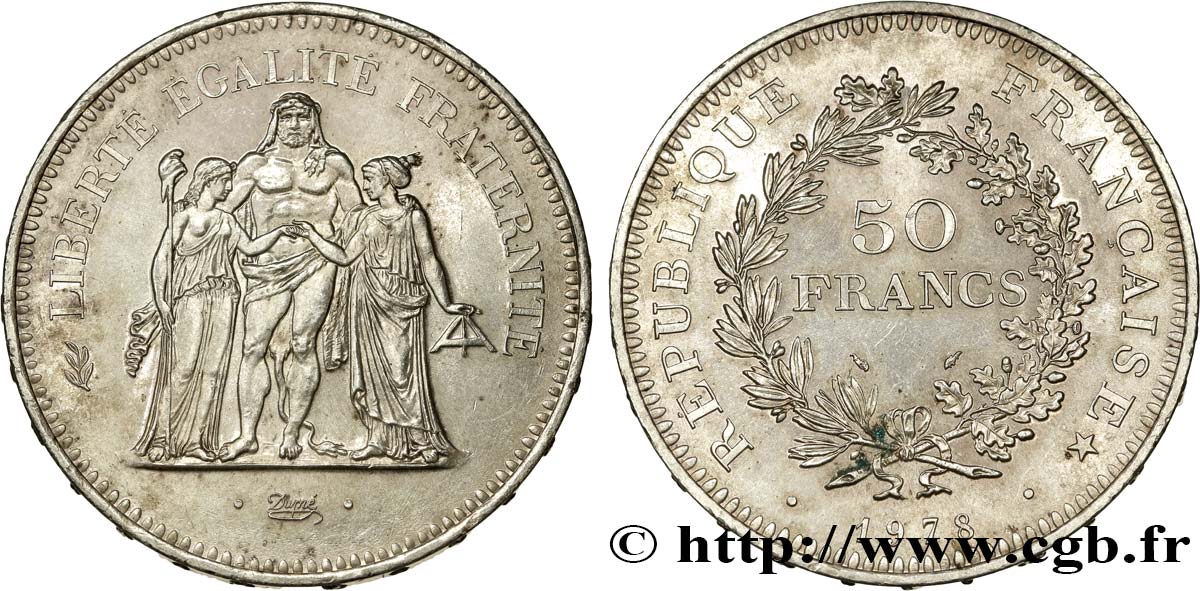 50 francs Hercule 1978 F.427/6 SUP