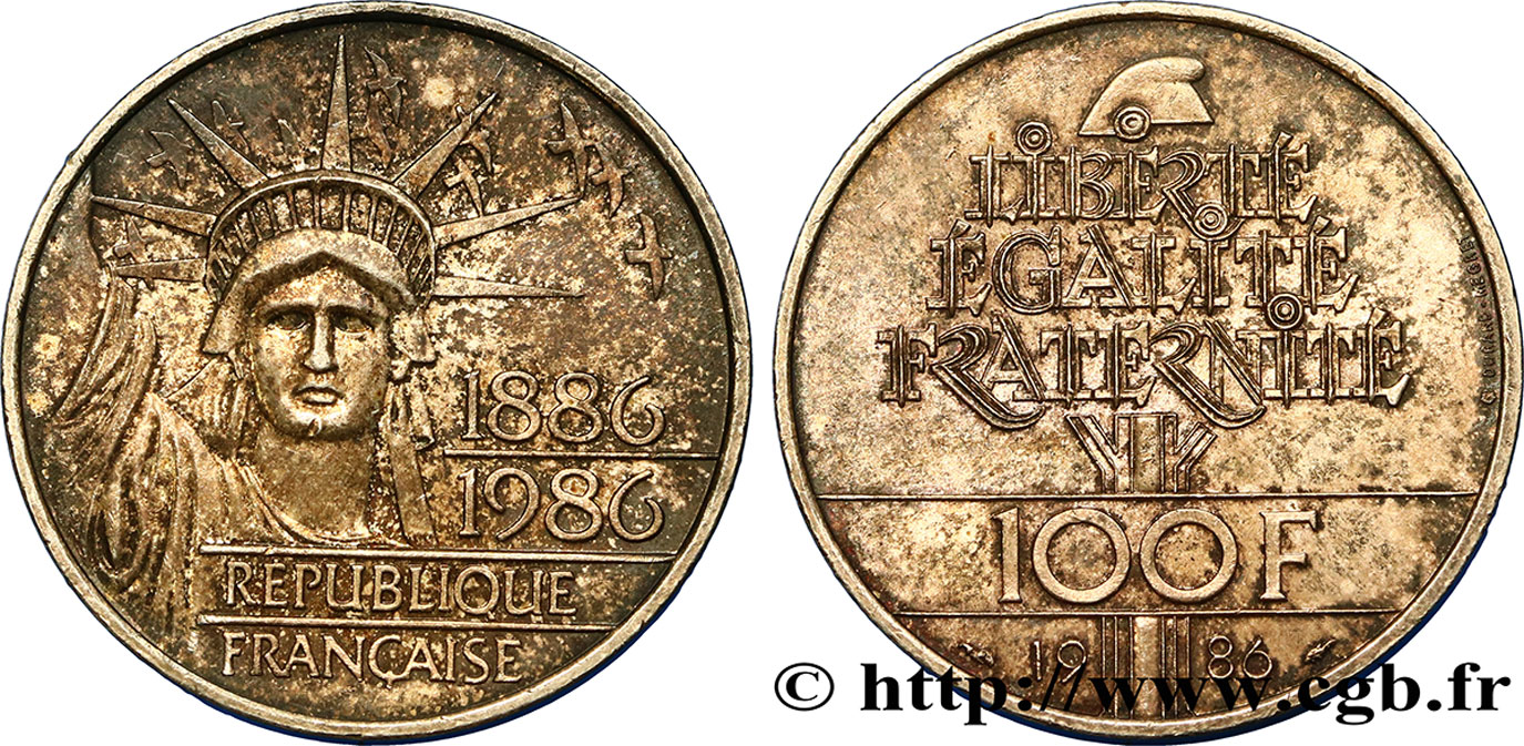 100 francs Liberté (Statue de la) 1986 F.454/2 XF
