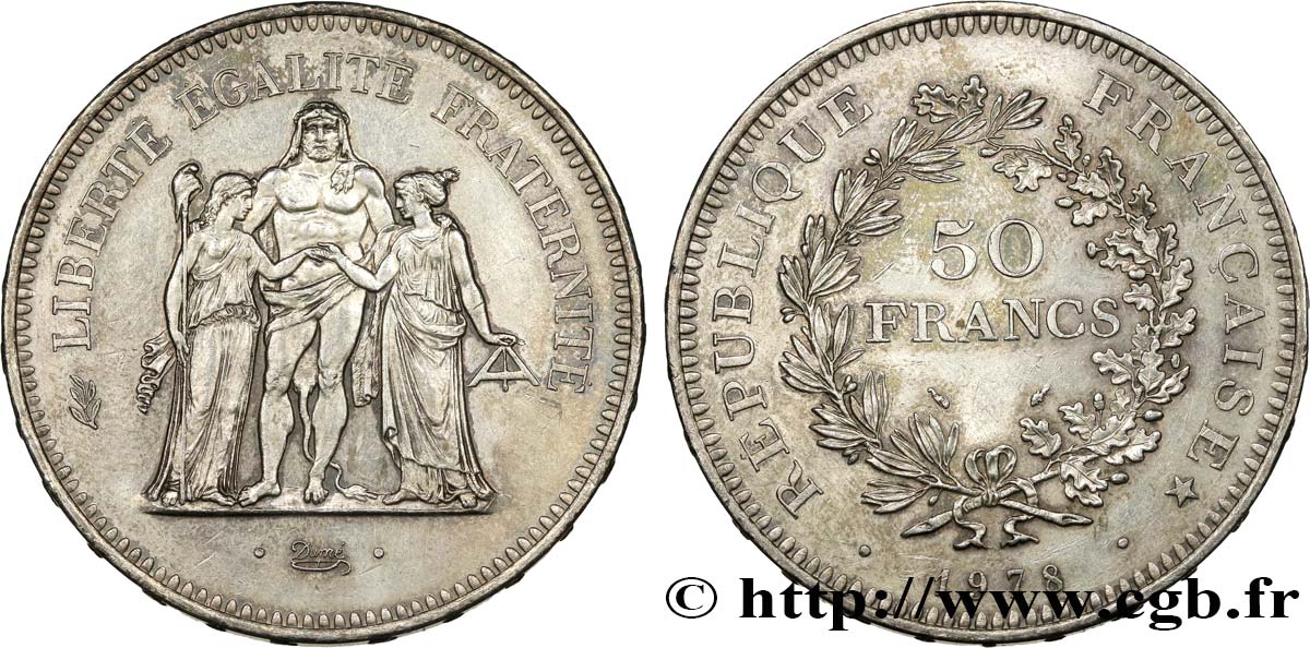 50 francs Hercule 1978 F.427/6 XF