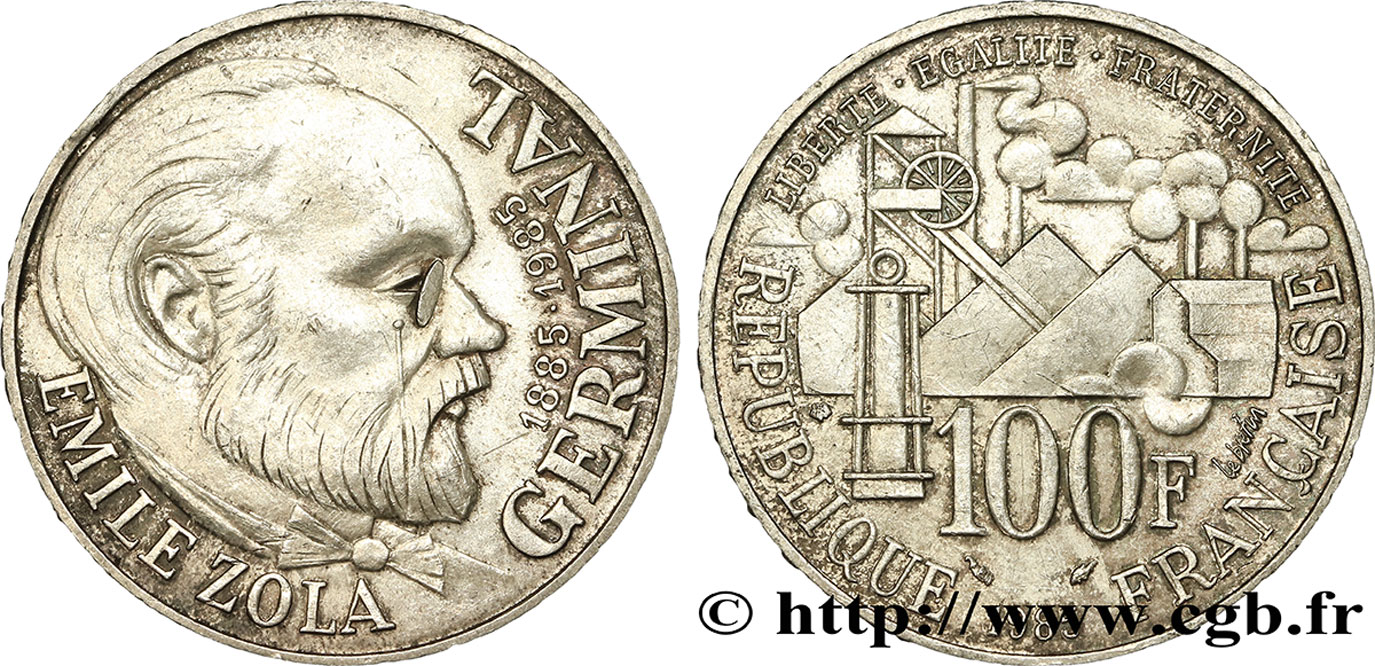 100 francs Émile Zola 1985 F.453/2 TTB