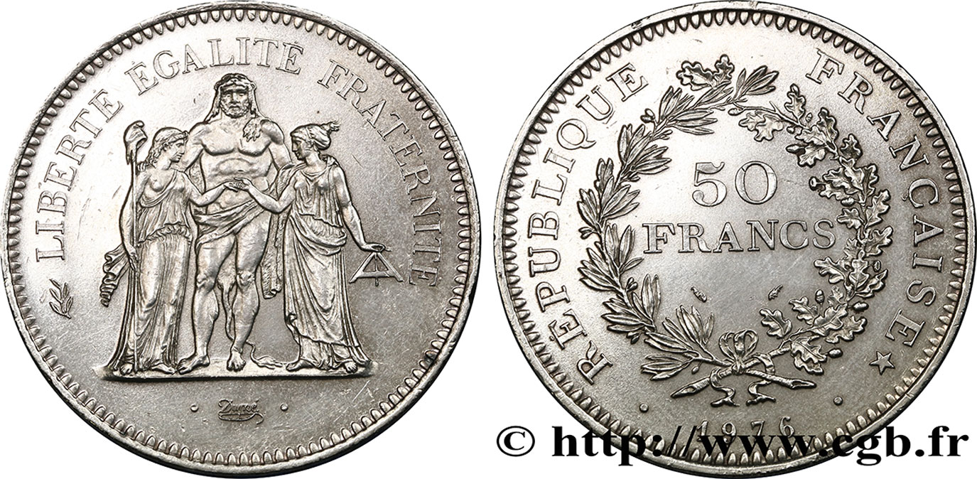50 francs Hercule 1976 F.427/4 AU