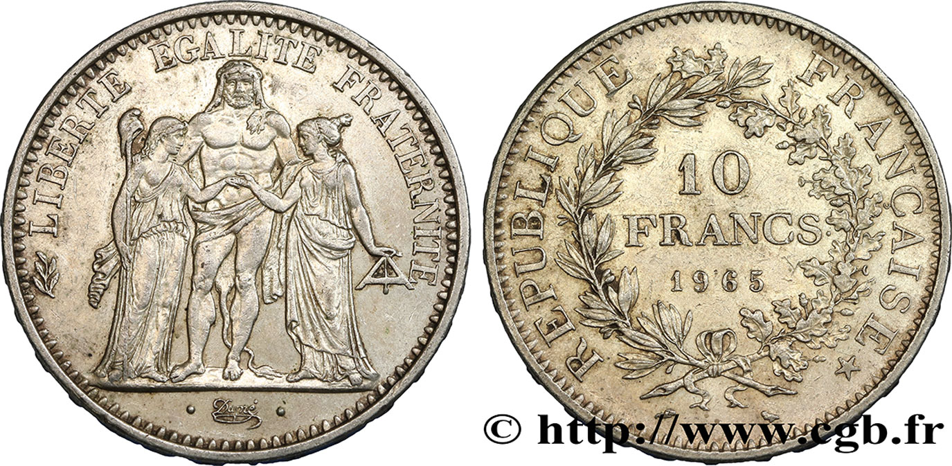 10 francs Hercule 1965  F.364/3 BB 