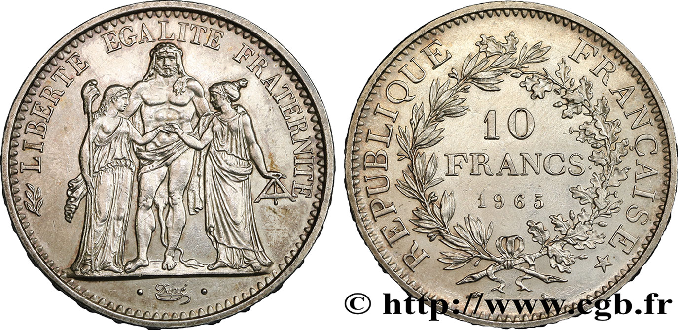 10 francs Hercule 1965  F.364/3 AU 