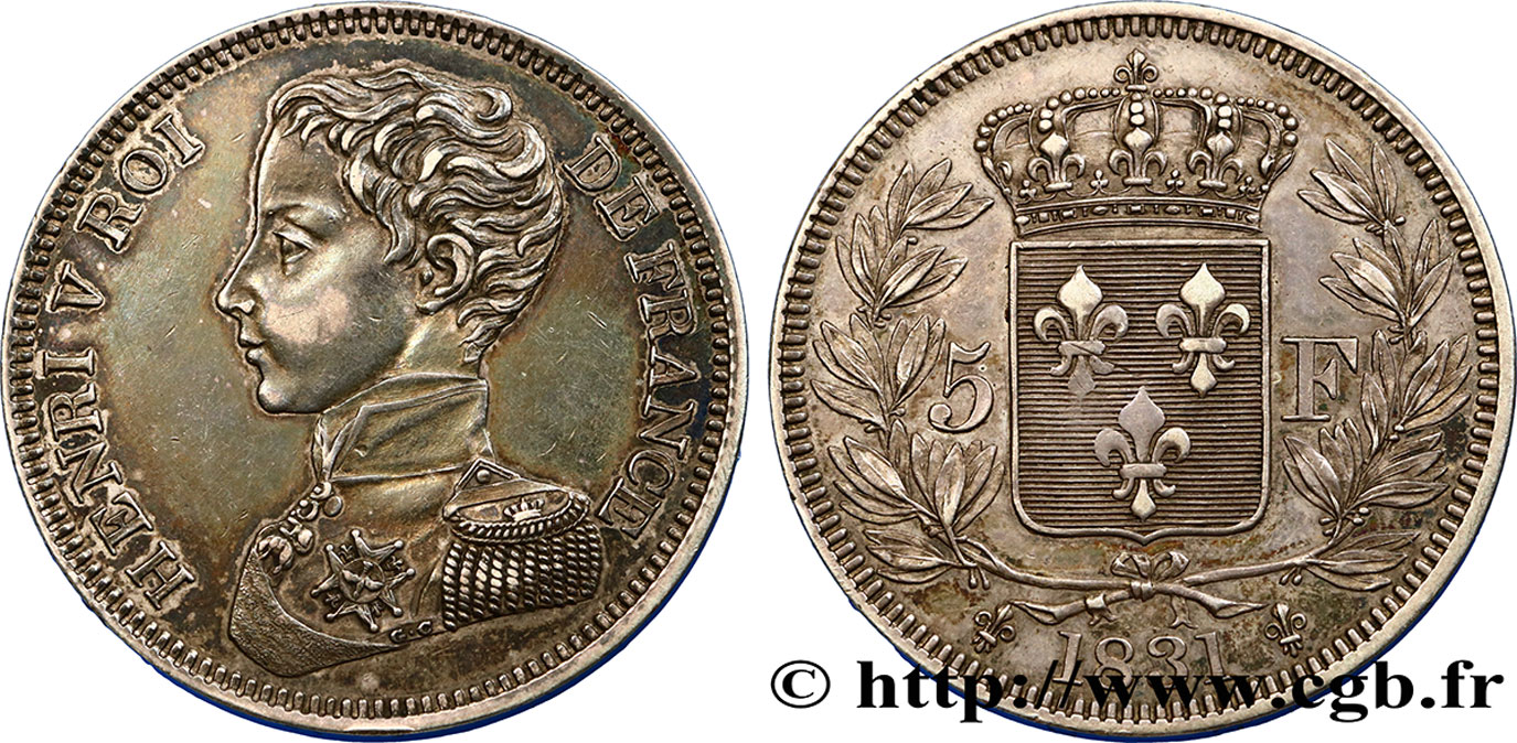 5 francs 1831  VG.2690  AU58 
