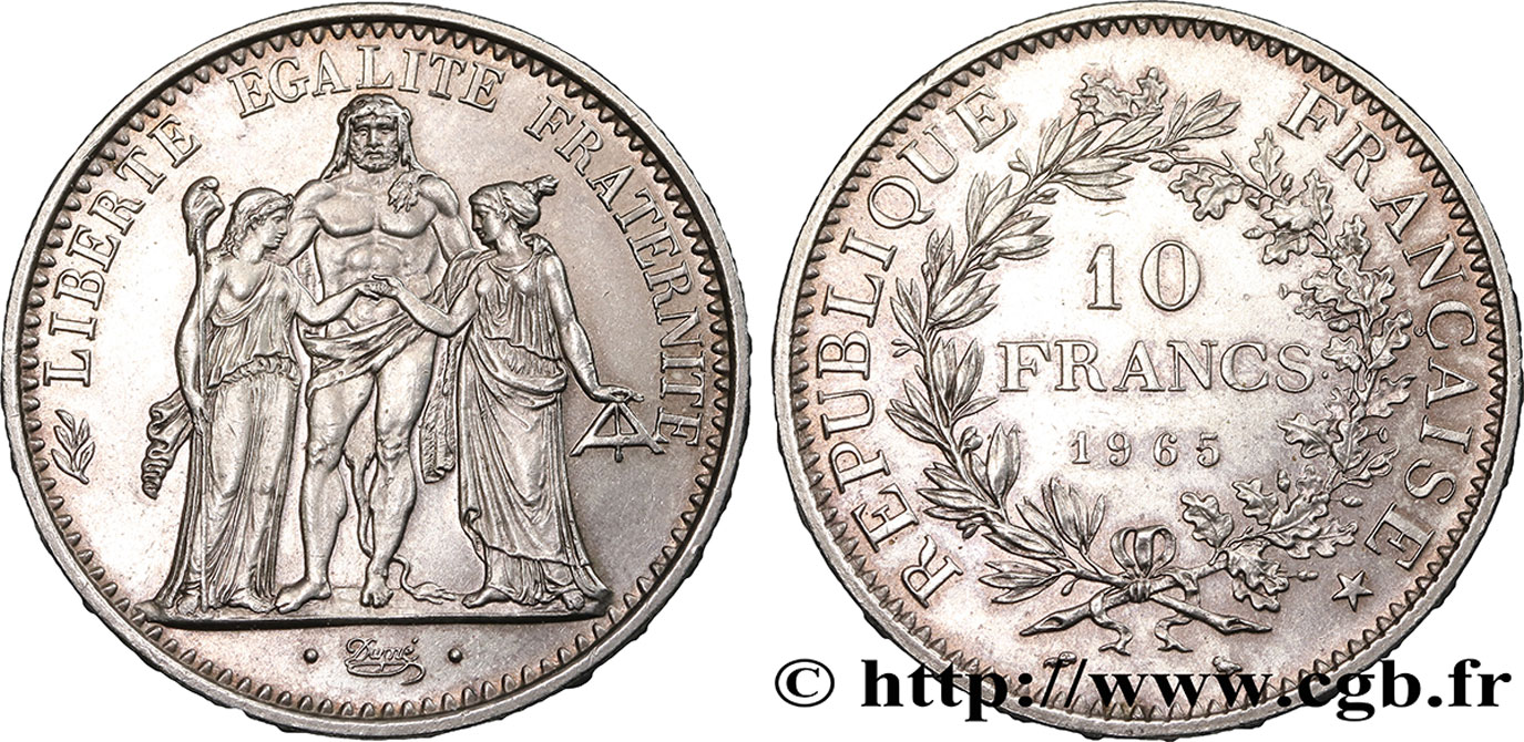 10 francs Hercule 1965 F.364/3 SPL