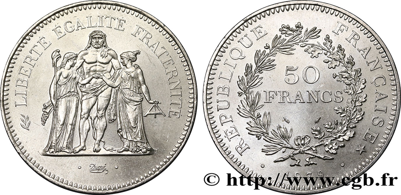 50 francs Hercule 1979 F.427/7 MS60