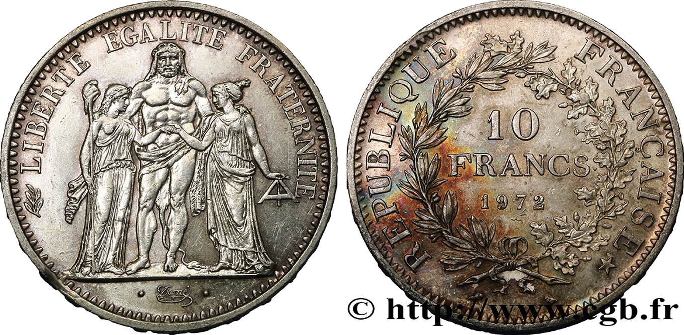 10 francs Hercule 1972 F.364/11 SUP58