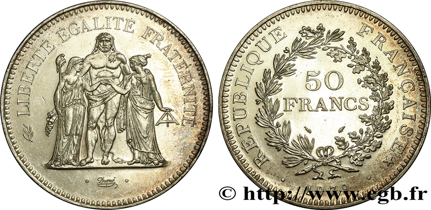 50 francs Hercule 1979 F.427/7 SUP60
