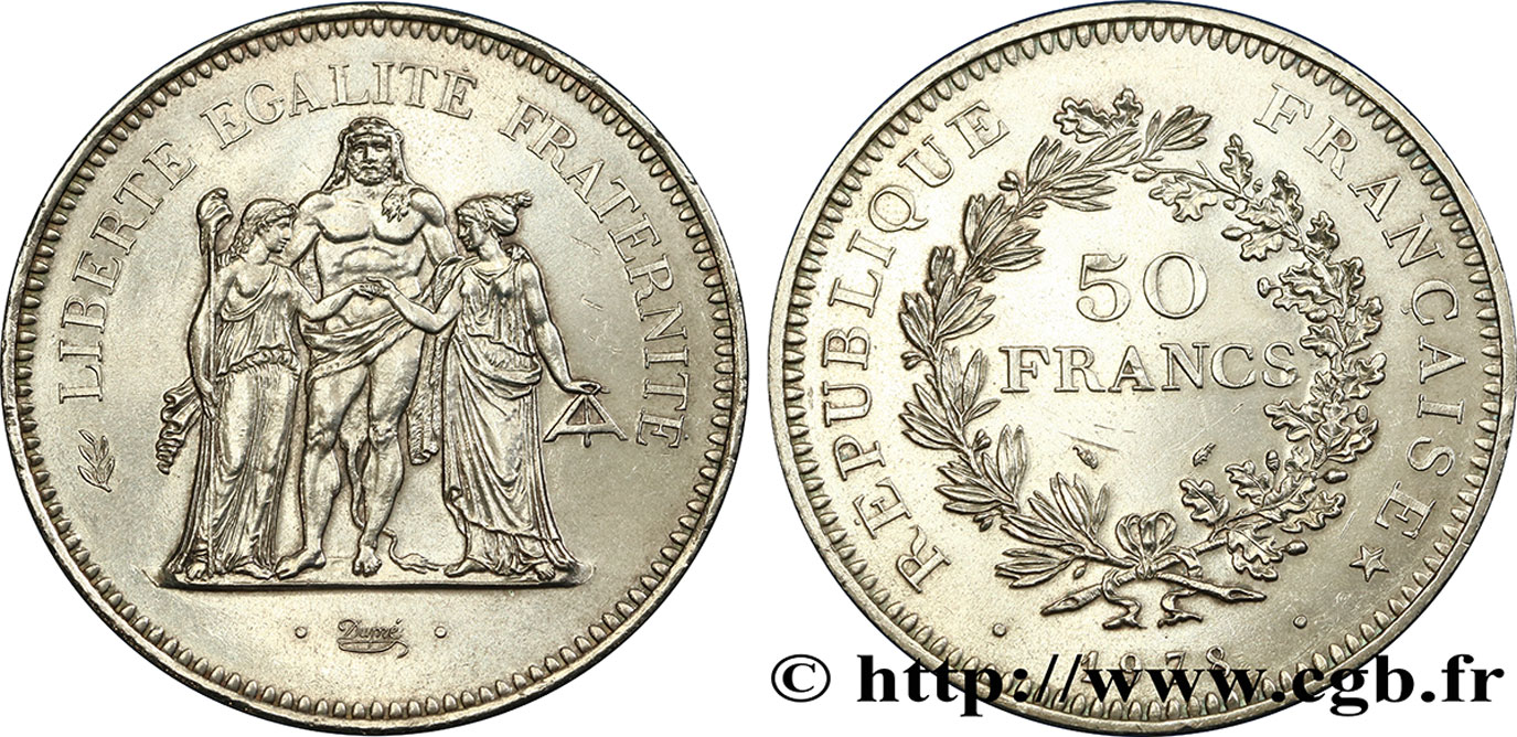 50 francs Hercule 1978  F.427/6 EBC 
