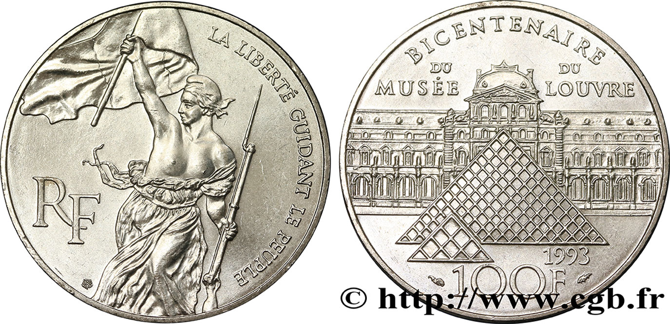 100 francs Liberté guidant le peuple 1993 F.461/2 AU